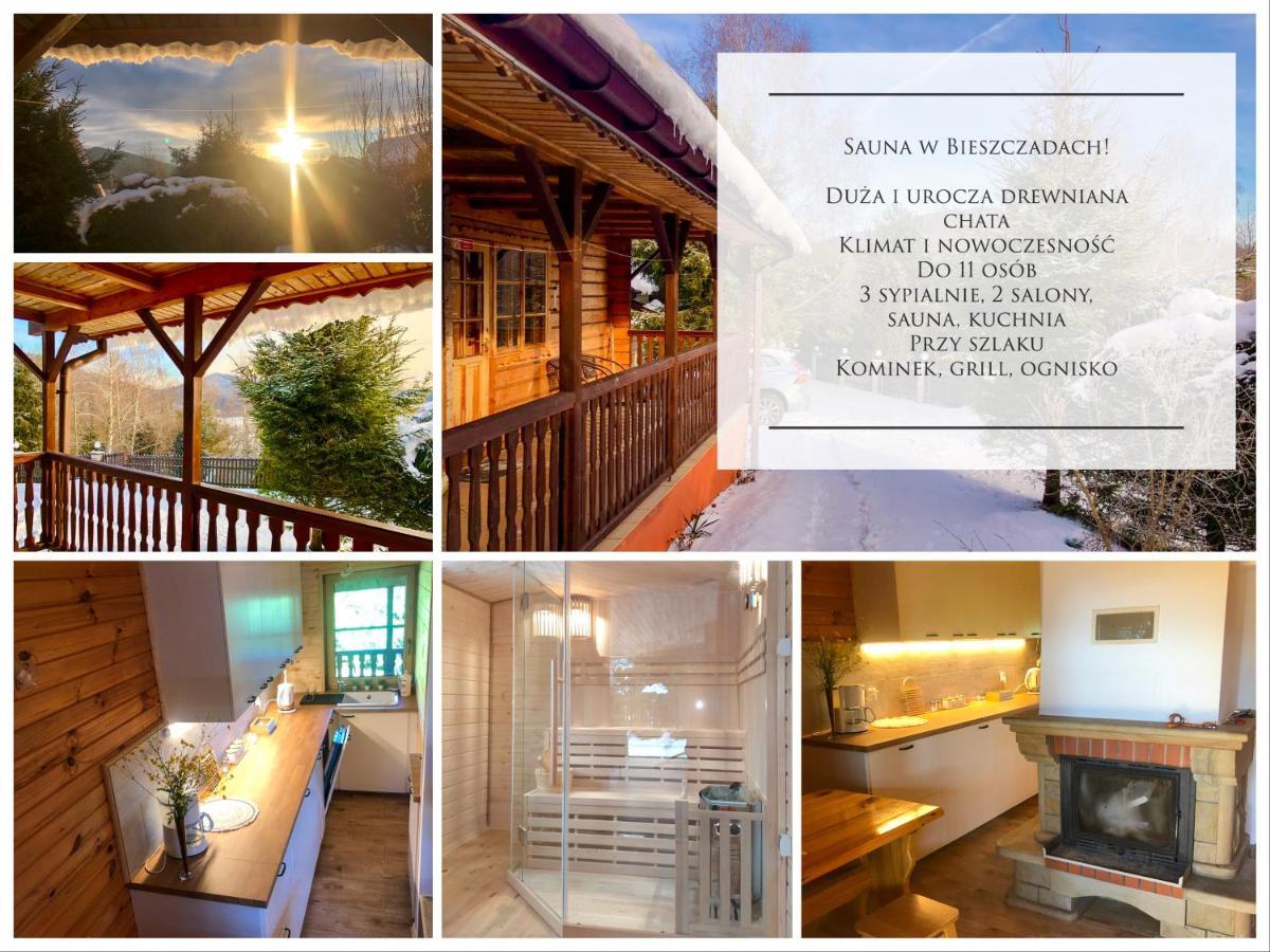 Urocza Chata Z Sauna W Bieszczadzkim Parku Krajobrazowym 布科维茨 外观 照片